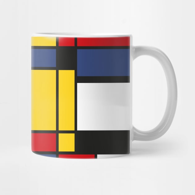 Downtown, Tribute to Mondrian by Jirka Svetlik